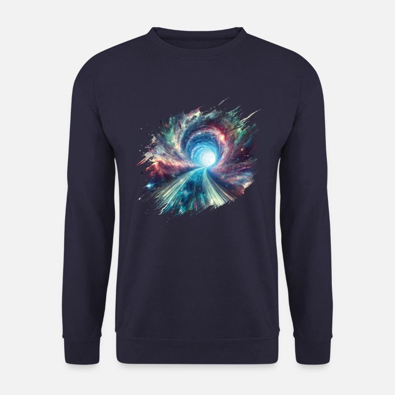 Wormhole to another galaxy - Unisex Sweatshirt - navy