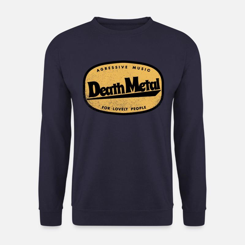 Death Metal - For Lovely People - Unisex Pullover - Navy
