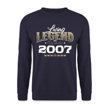 17th Birthday Legend December 2007 Volume 07 - Unisex Sweatshirt - navy - Front - Alina (178cm) & Michal (187cm)