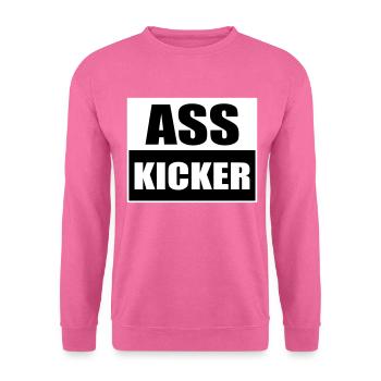 Arsch Kicker Lustiger Spruch Ass Kicker - Unisex Pullover - Pink - Vorne