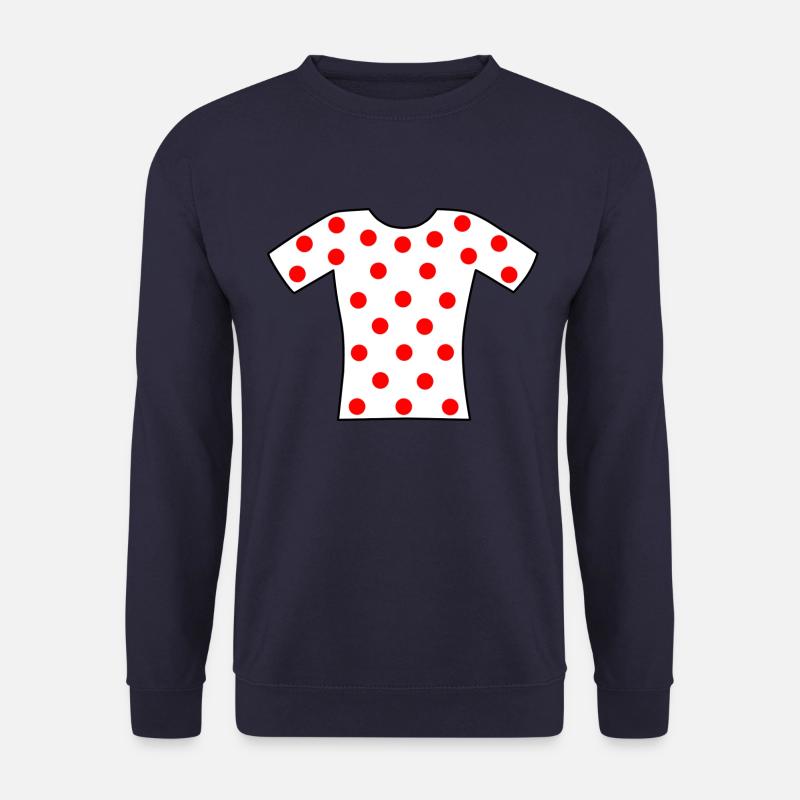Gepunktetes Trikot - Unisex Pullover - Navy