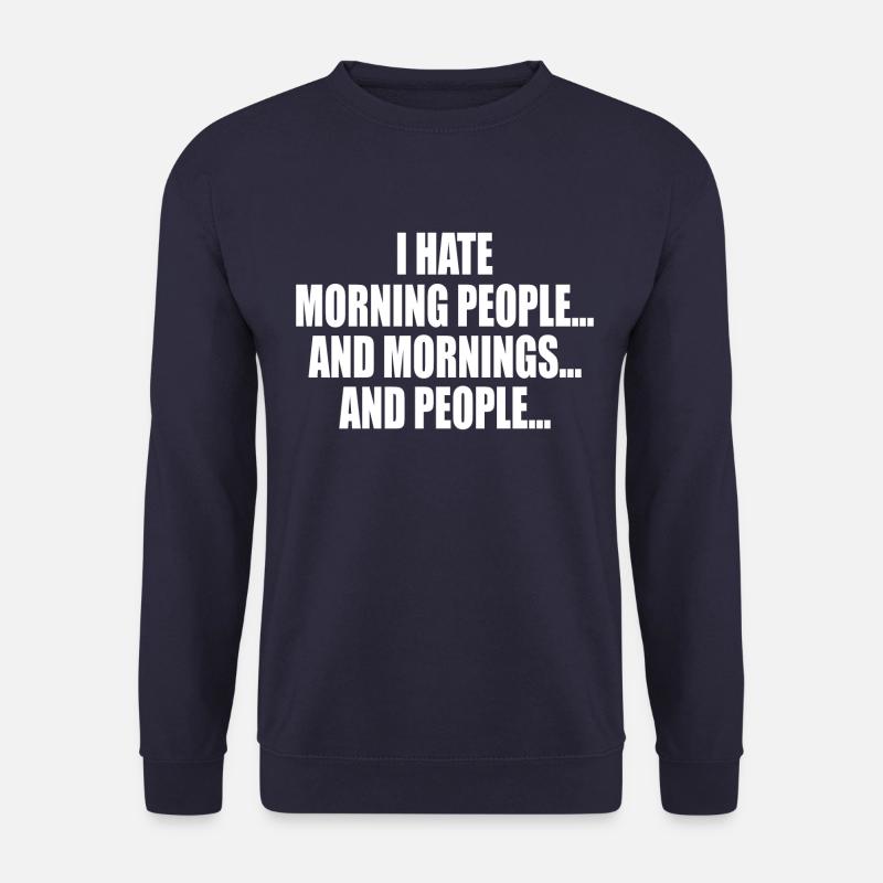 Morgenmenschen - Unisex Pullover - Navy