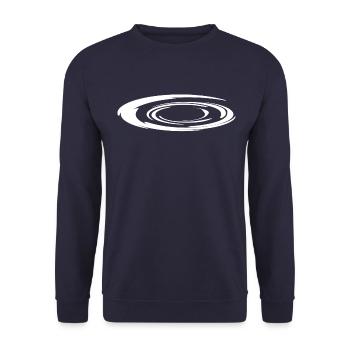 Eye of the storm - Unisex Sweatshirt - navy - Front - Alina (178cm) & Michal (187cm)