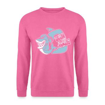 dirt shark - Unisex Sweatshirt - pink - Front
