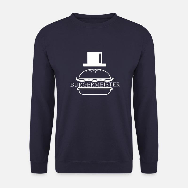Burgermeister für Burgerfans - Unisex Pullover - Navy