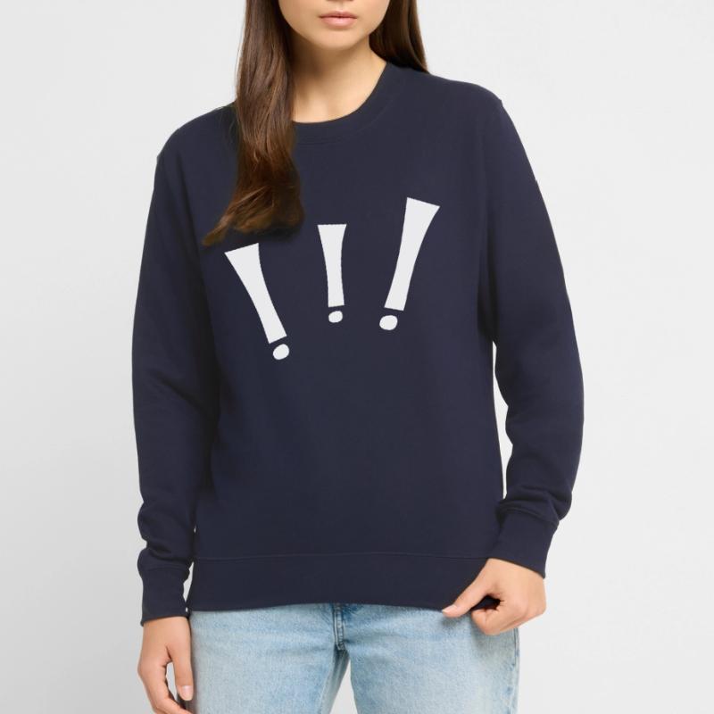 Three exclamation points Unisex Sweatshirt