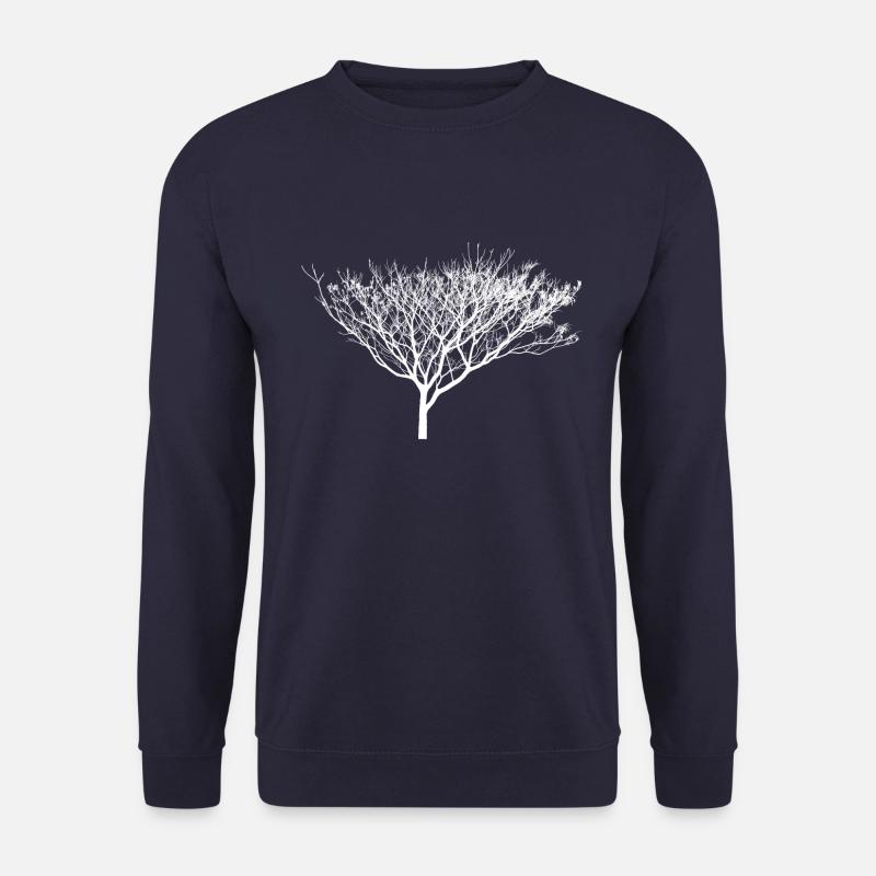 beautiful white tree - Unisex Sweatshirt - navy