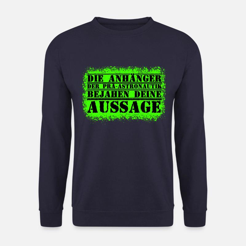 Die Anhaenger der Prae Astronautik - Unisex Pullover - Navy