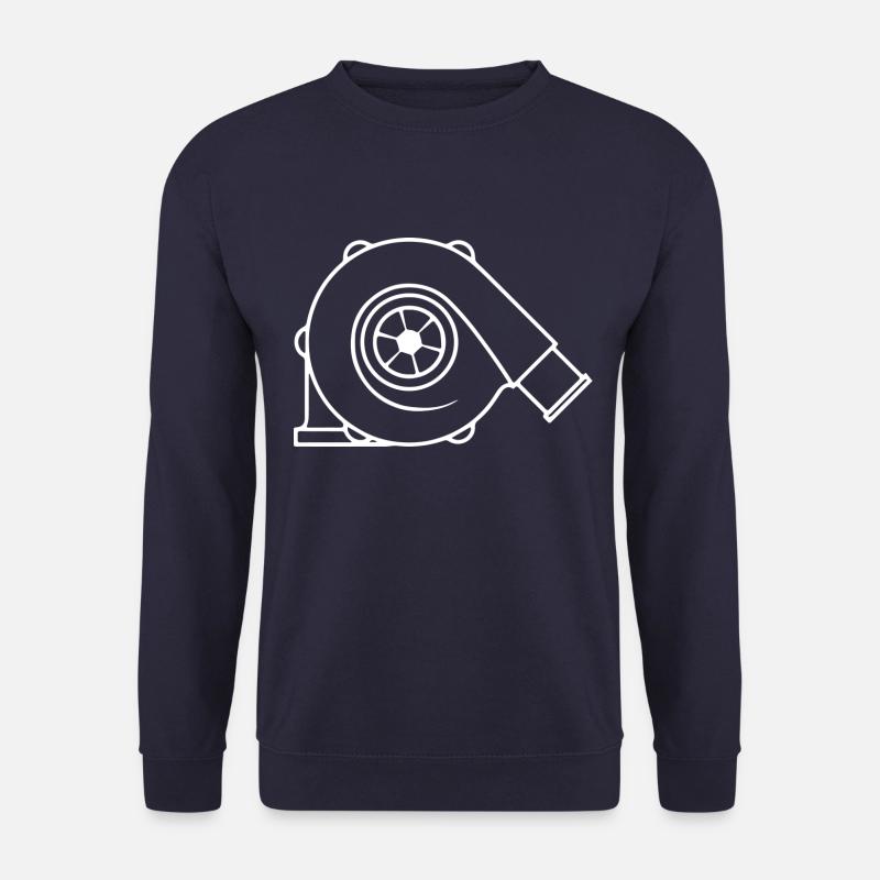 Turbo Turbolader Boost Ladedruck Tuning Geschenk - Unisex Pullover - Navy