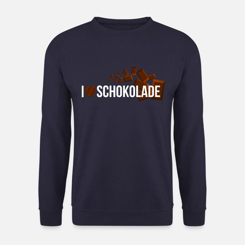 I love chocolate - Unisex Sweatshirt - navy