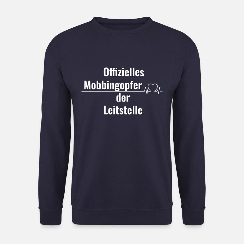 Offizielles Mobbingopfer der Leitstelle v.1 - Unisex Pullover - Navy