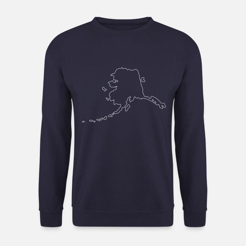 ALASKA Herz - Unisex Pullover - Navy