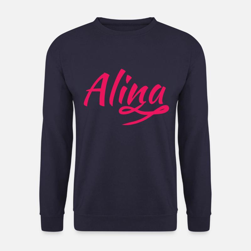 Name Alina - Unisex Pullover - Navy