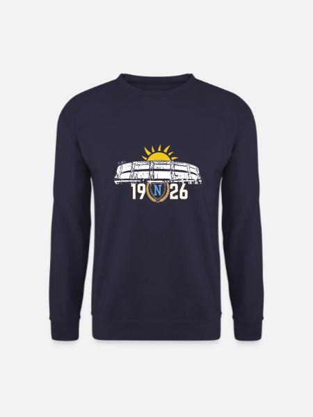 Rising sun on San Paolo Stadium - white version - Unisex Sweatshirt - navy