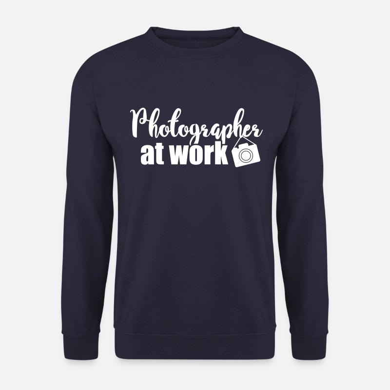 Photographer at work - Unisex Sweatshirt - navy