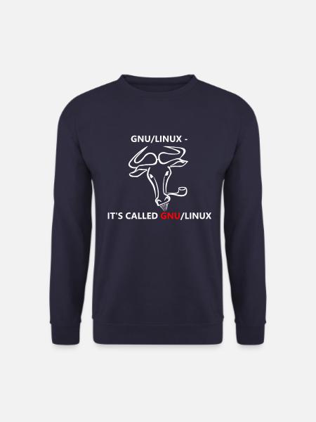 GNU/Linux - it's called GNU/Linux Gift - Unisex Sweatshirt - navy