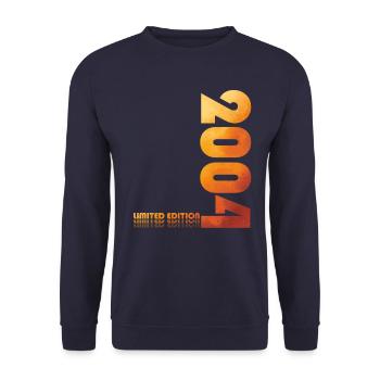 20th Birthday Original 2004 Vintage 2004 - Unisex Sweatshirt - navy - Front - Alina (178cm) & Michal (187cm)