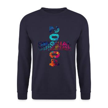 20th Birthday Year 2004 Vintage 2004 Original - Unisex Sweatshirt - navy - Front - Alina (178cm) & Michal (187cm)