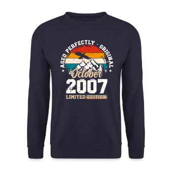 17th Birthday Legend October 2007 Volume 07 - Unisex Sweatshirt - navy - Front - Alina (178cm) & Michal (187cm)