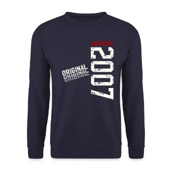 18th Birthday Legend January 2007 Volume 07 - Unisex Sweatshirt - navy - Front - Alina (178cm) & Michal (187cm)