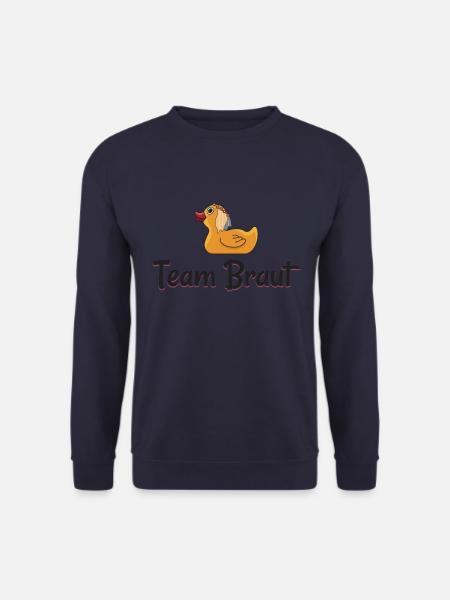 Team Braut Gummienten Geschenk - Unisex Pullover - Navy