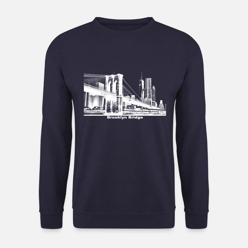 Brooklyn Bridge Geschenk New York - Unisex Pullover - Navy