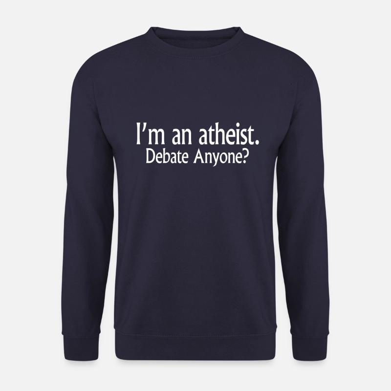 I am atheist. - Unisex Sweatshirt - navy