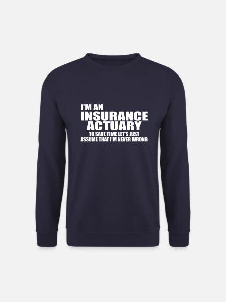 Insurance Actuary - Unisex Pullover - Navy