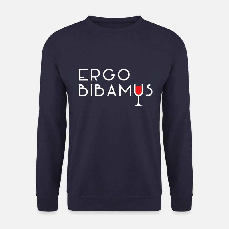 ergo bibamus Latein - Unisex Pullover - Navy