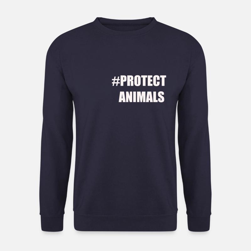 PROTECT ANIMALS 3 - Unisex Sweatshirt - navy