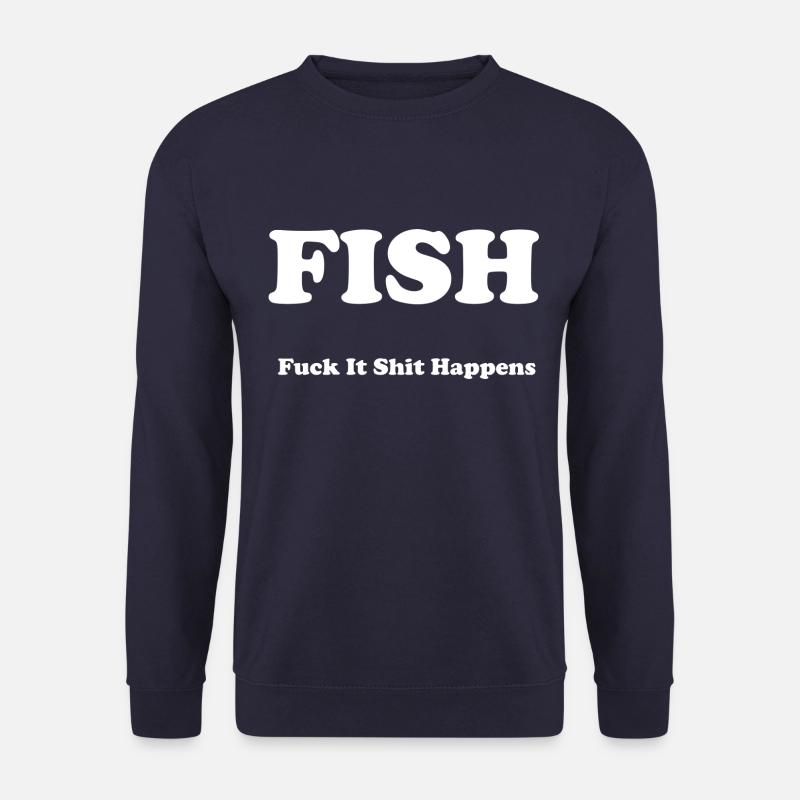 FISH - Unisex Sweatshirt - navy