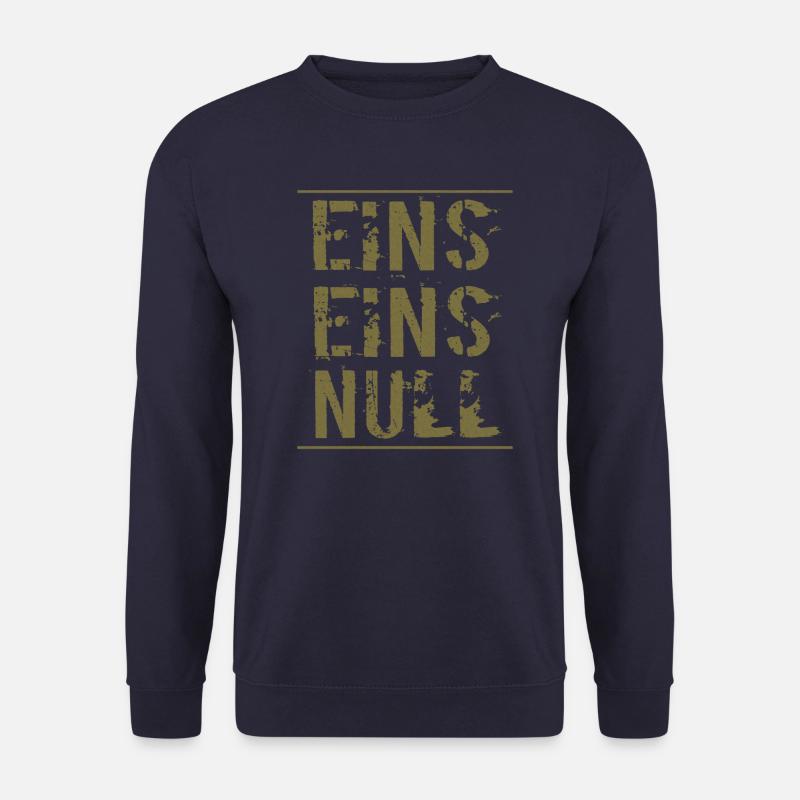 EINS EINS NULL - 110 Polizei (vintage) - Unisex Pullover - Navy