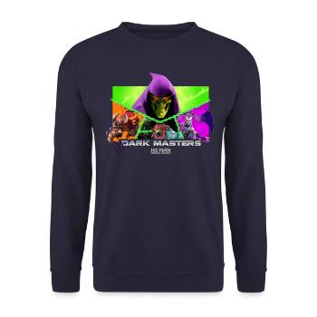 Masters Of The Universe Skeletor + Evil Warriors - Unisex Pullover - Navy - Vorne - Alina (178cm) & Michal (187cm)