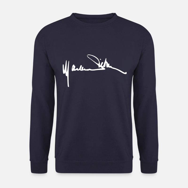 Marlene Dietrich Autogramm - Unisex Pullover - Navy
