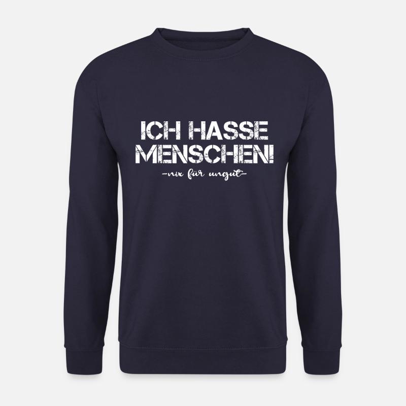 I hate people - Unisex Sweatshirt - navy