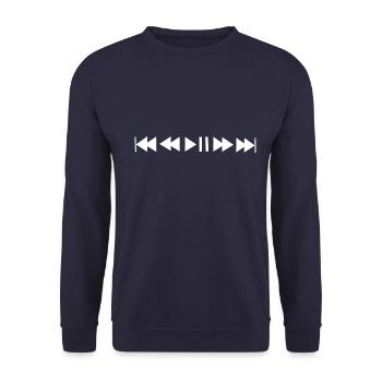 Musique - Sweat-shirt Unisexe - marine - Devant - Alina (178cm) & Michal (187cm)