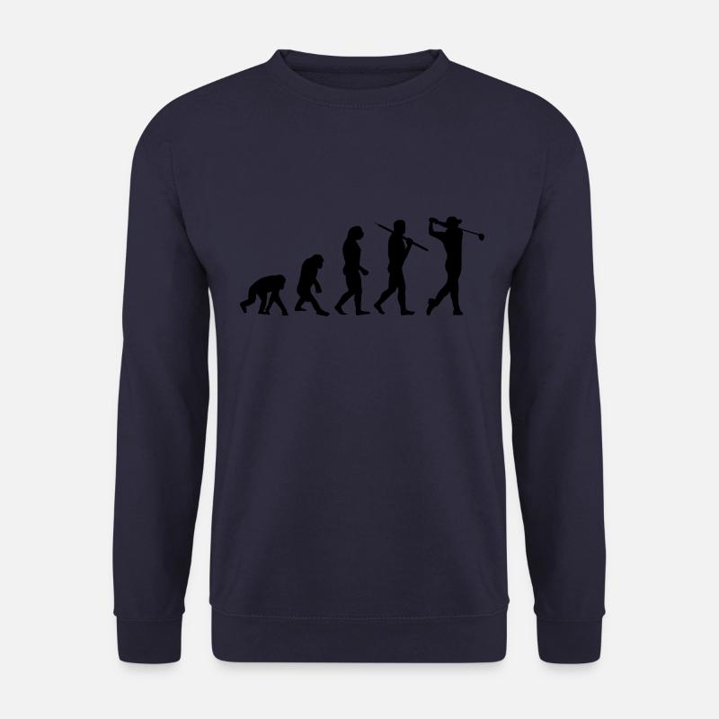 Golf Evolution Gift - Unisex Sweatshirt - navy