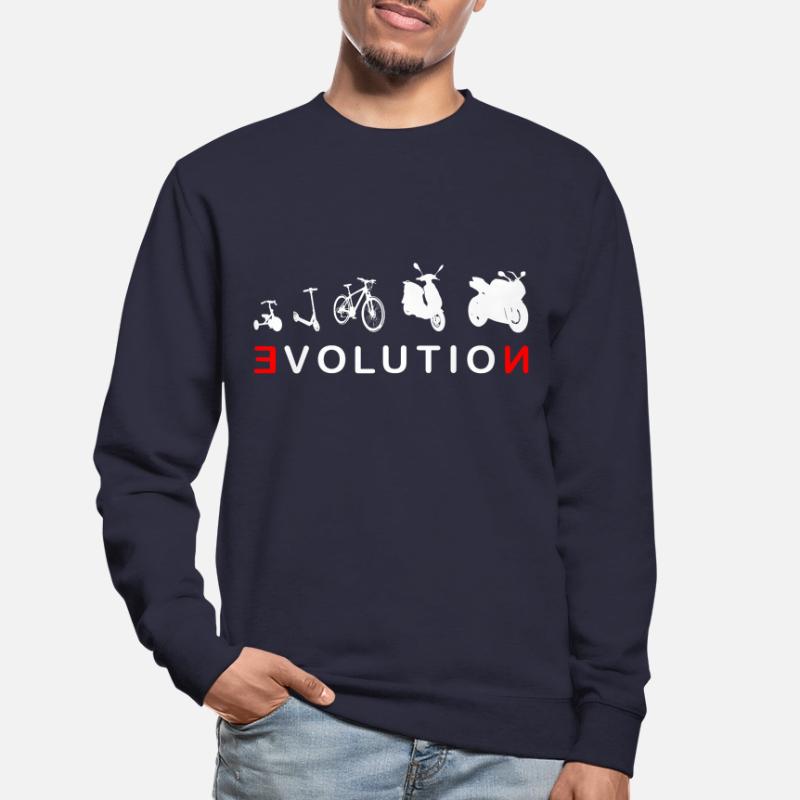 Evolution Biker 4- Entwicklung eines Biker Unisex Pullover