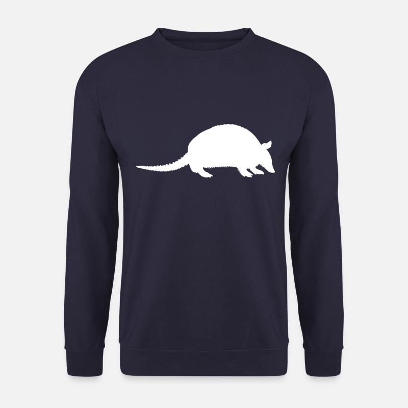 Gürteltier Armadillo weiß - Unisex Pullover - Navy