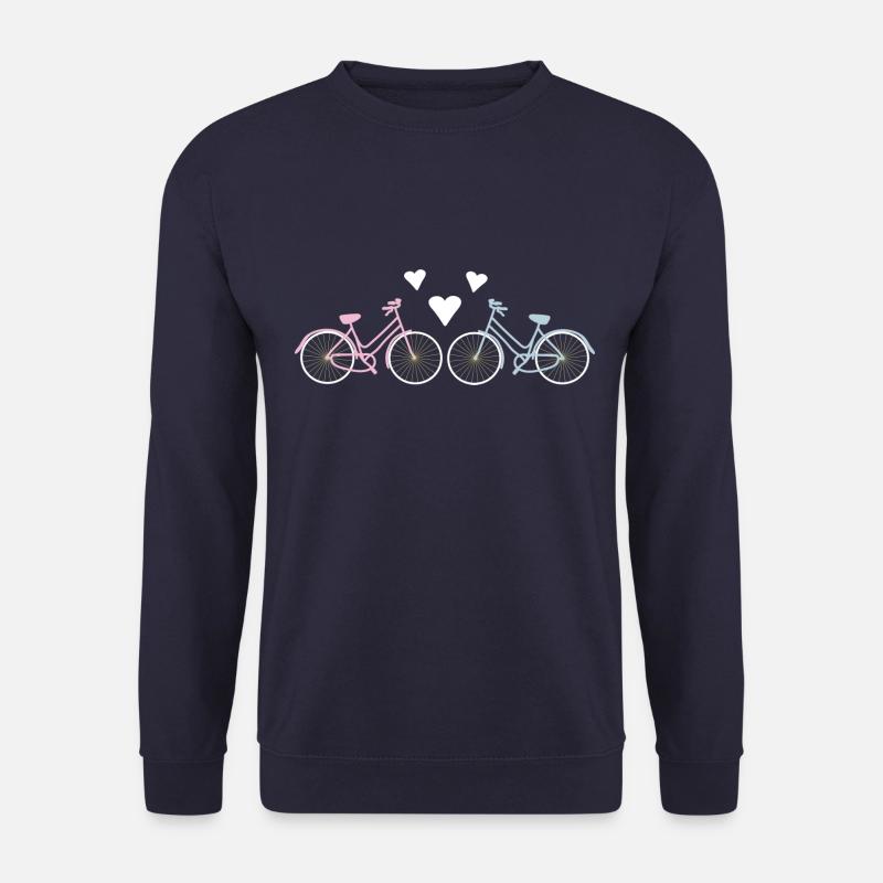 Fahrrad Pärchen - Unisex Pullover - Navy