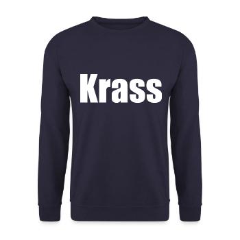 Krass - Unisex Pullover - Navy - Vorne - Alina (178cm) & Michal (187cm)