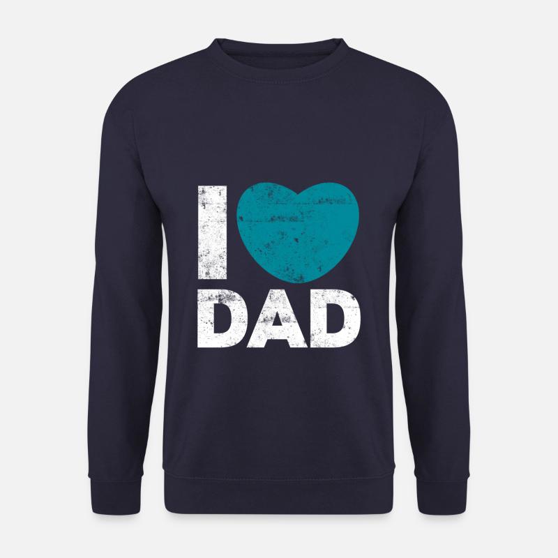 I love daddy heart - Unisex Sweatshirt - navy