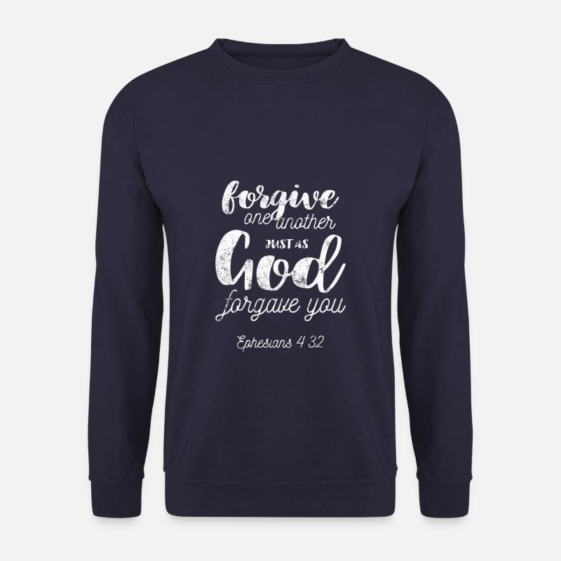 Jesus Spruch bibelvers - Unisex Pullover - Navy