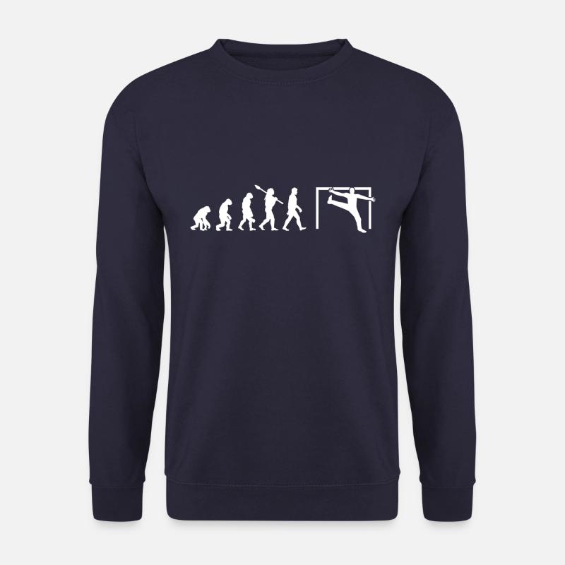 evolution Goalkeeper Handball Football Gift Man - Unisex Sweatshirt - navy