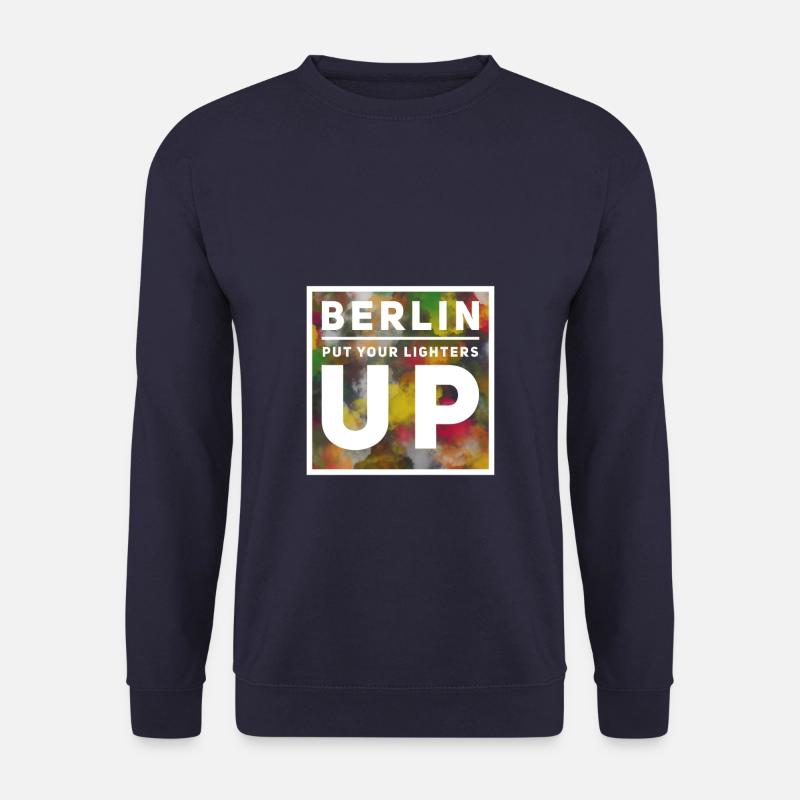 Berlin a levé ses briquets - Sweat-shirt Unisexe - marine