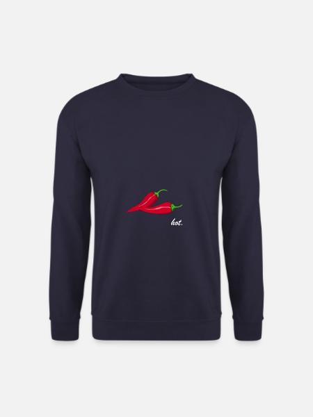 Chilli spicy chilli pepper - Unisex Sweatshirt - navy