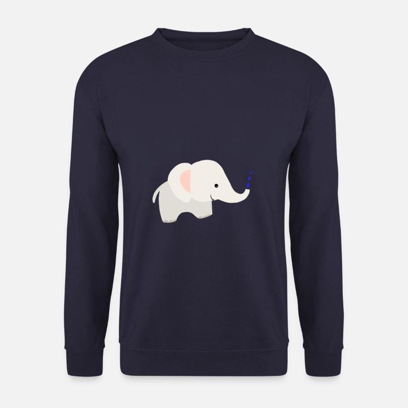 Elefant Cute Animals Niedliche Tiere - Unisex Pullover - Navy