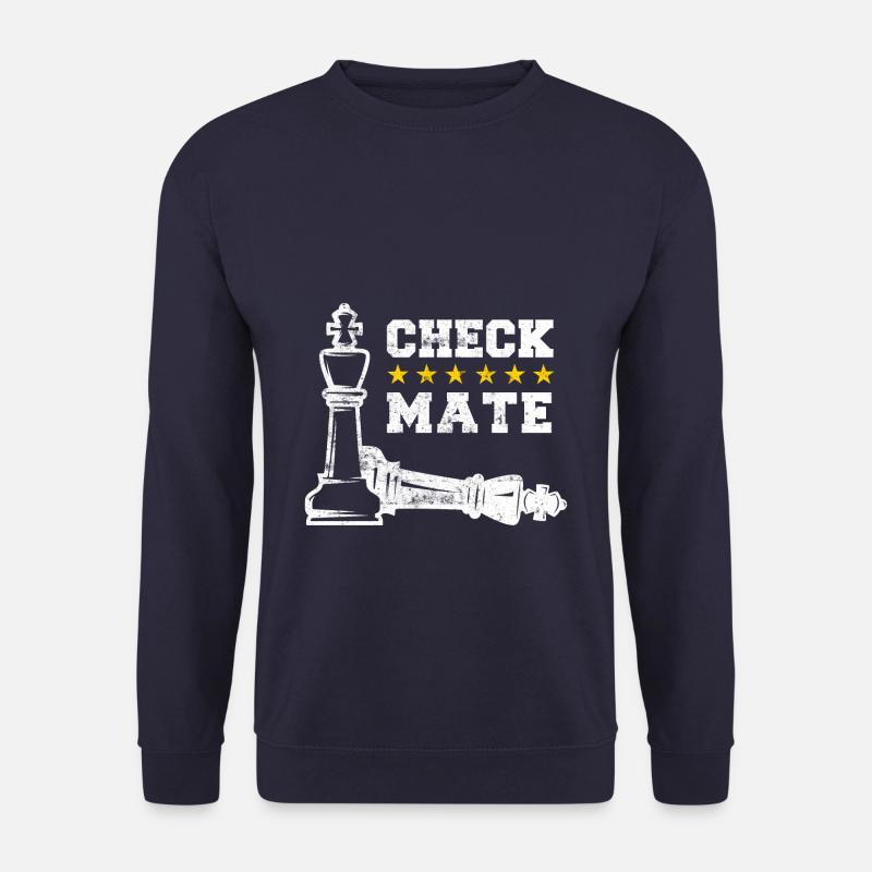 Échecs échecs - Sweat-shirt Unisexe - marine