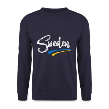 Suède - Sweat-shirt Unisexe - marine - Devant - Alina (178cm) & Michal (187cm)