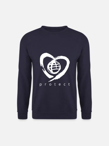 protect earth symbol - Unisex Pullover - Navy